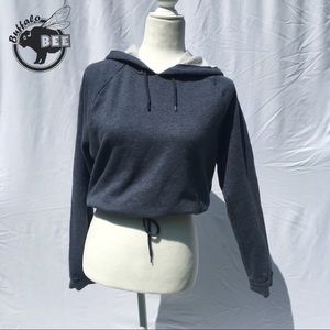 Guess Los Angeles blue/grey logo hoodie size Large